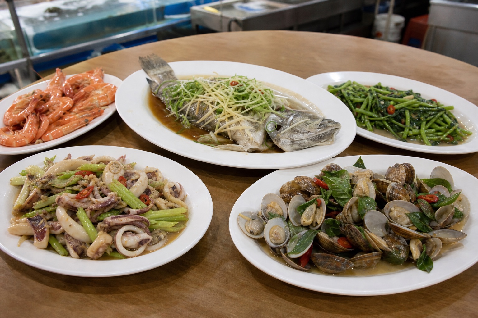 旗津海鮮餐廳的現流海產與熱炒